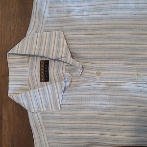 Robert Talbott Linen Shirt, Size XL